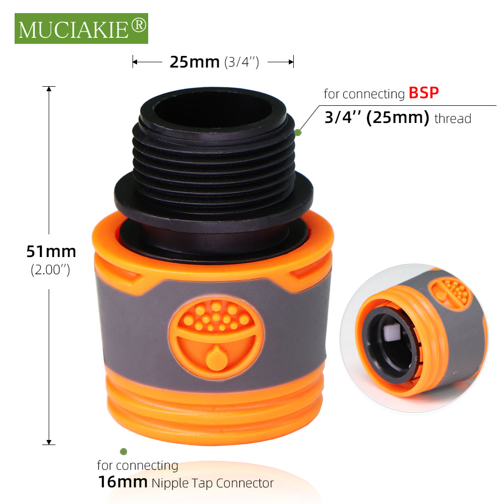 BSP 3/4'' Male Hose Connecter