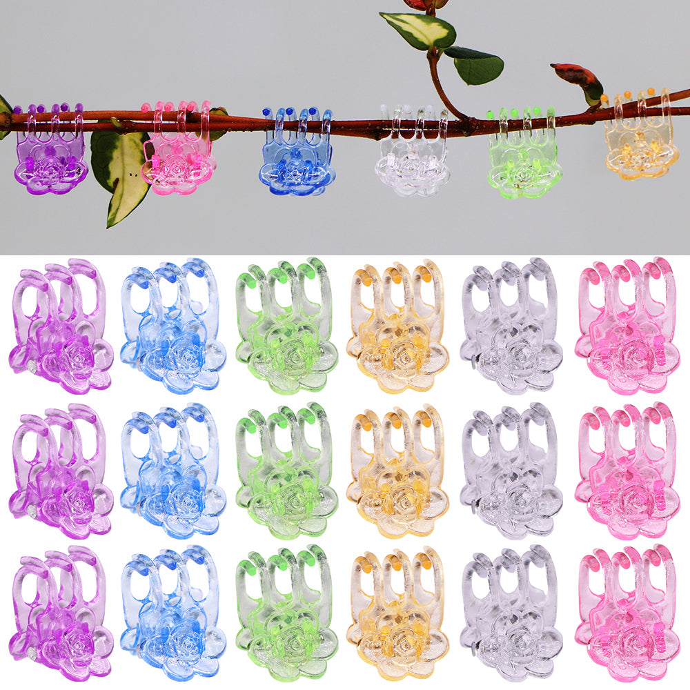 120PCS Chrysanthemum-type Orchid Plant Clips