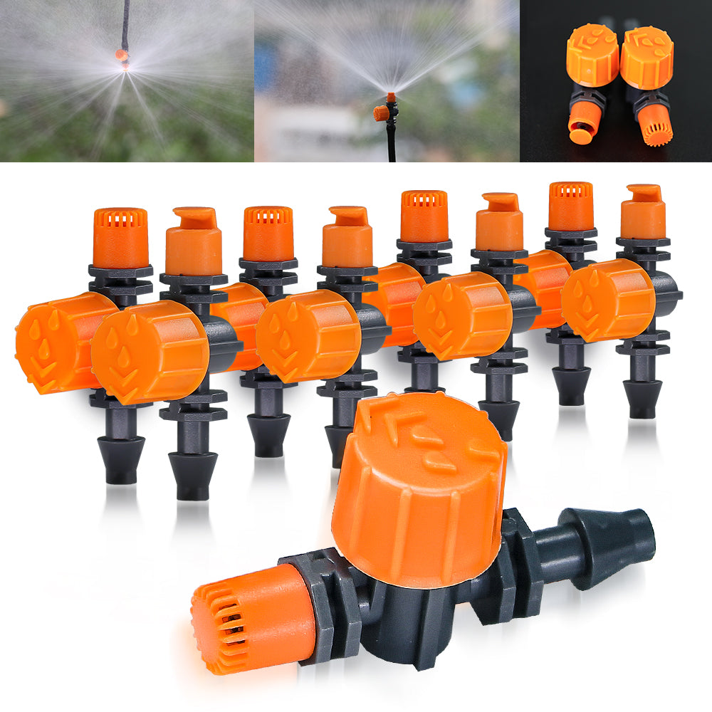 180° 360° Micro Sprinklers Flux Adjustable