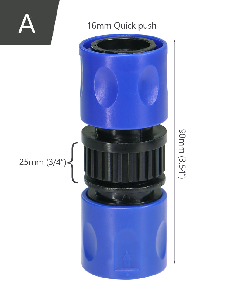 N164 Connecters 3/4'', Blue
