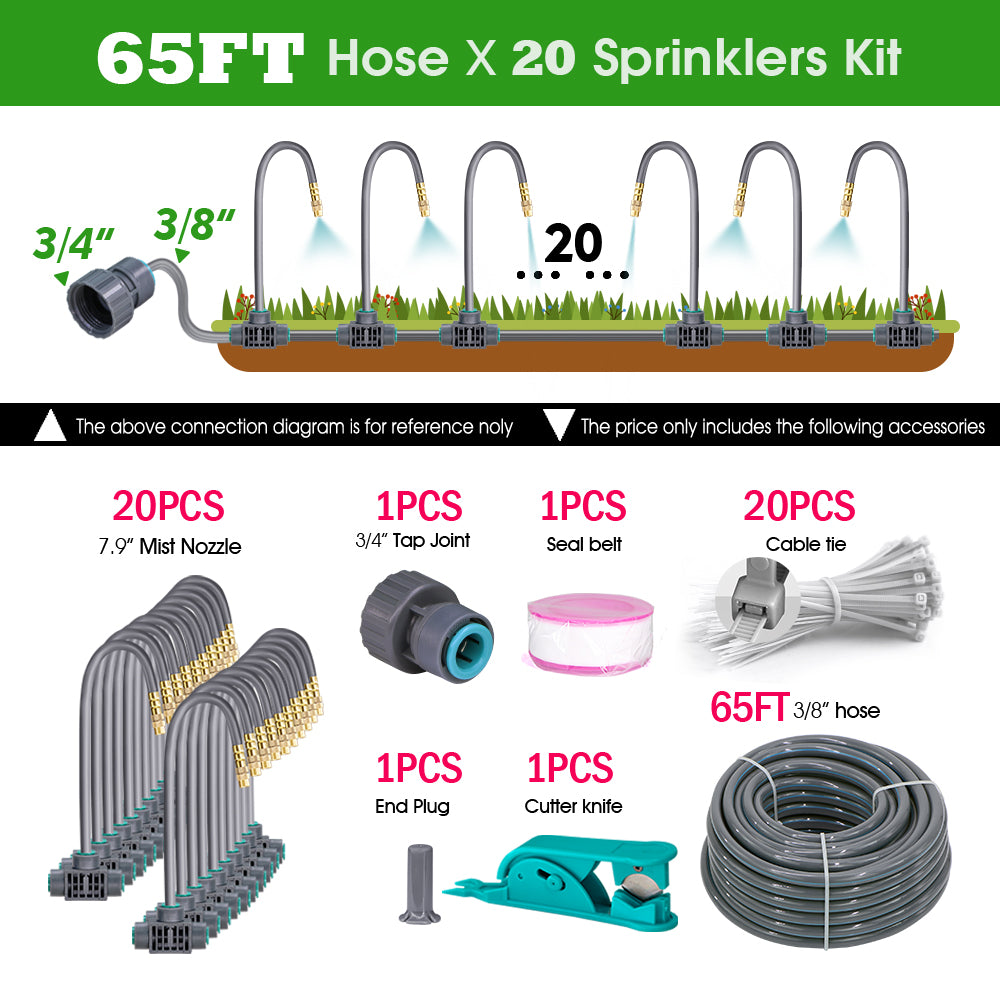 N167 Free-bend Mist Irrigation System