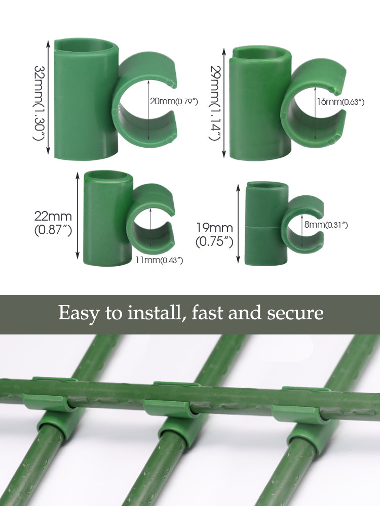 N237 Plant Support Rod Connectors, Fixed
