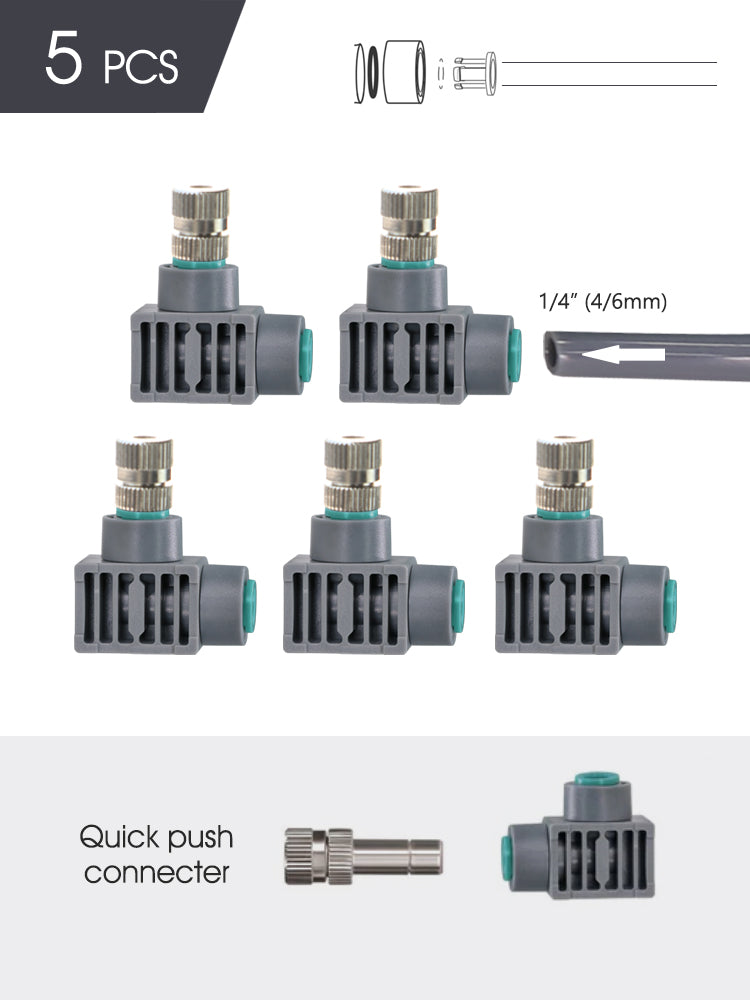 N255 1/4'' (4/6MM) PE Tubing Fittings