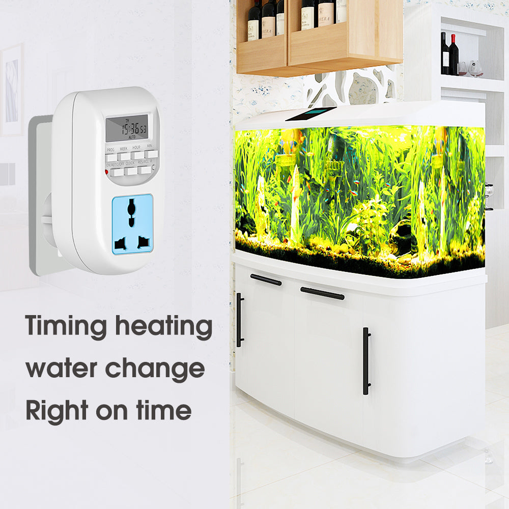 7 Day Heavy Duty Digital Programmable Timer 16 Programs