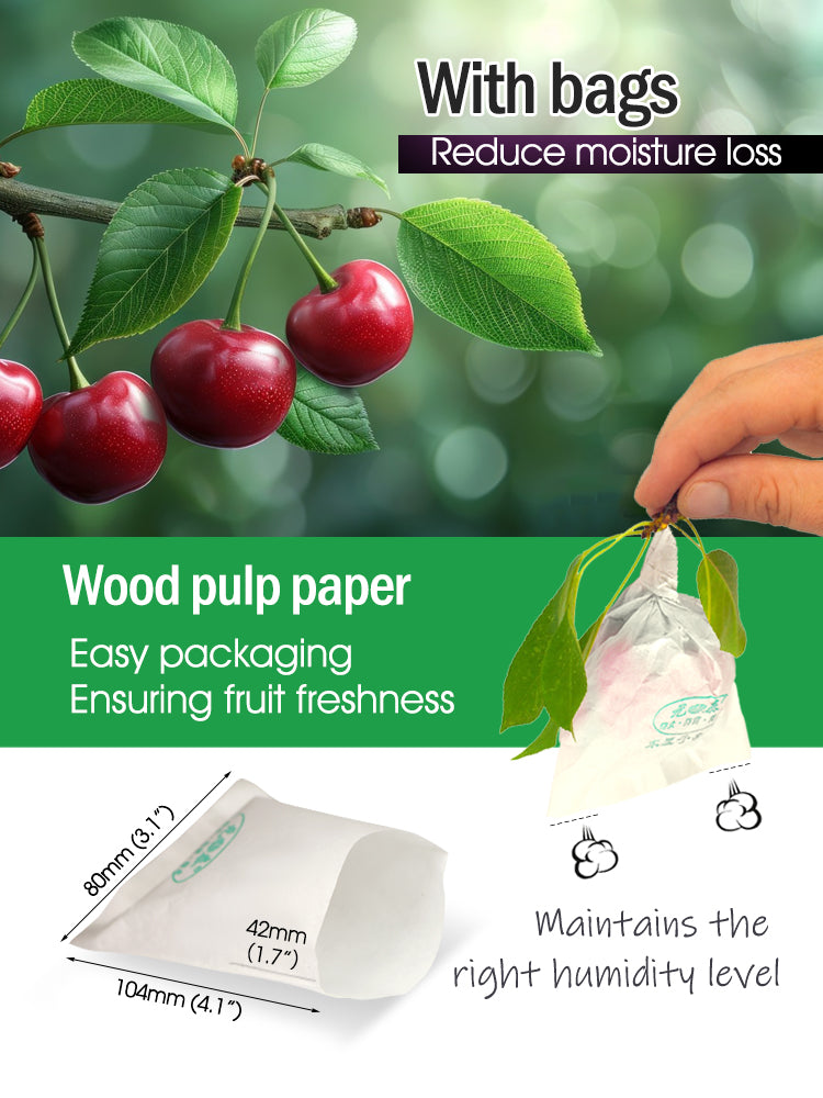 N259 Cherry Protection Papper Bags