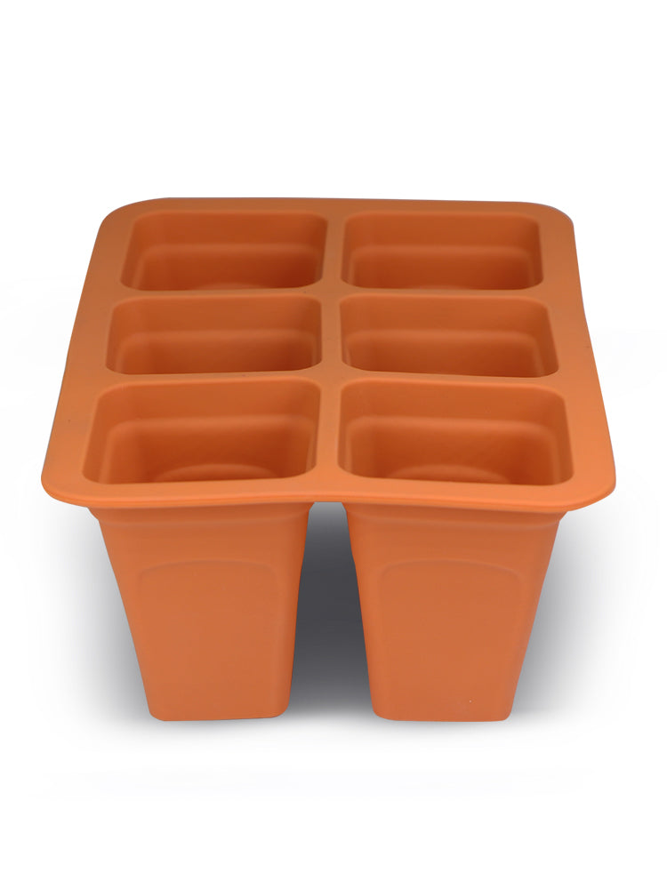 N278 Silicone Seedling Tray, 6-Cell