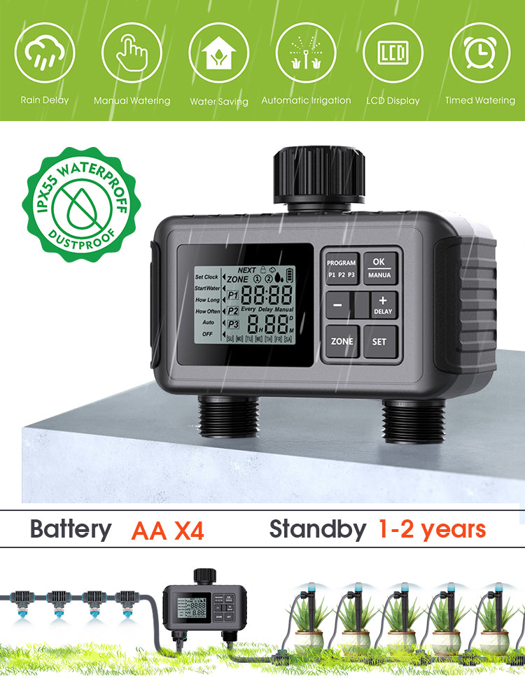 N182 Garden Timer, 2-Way