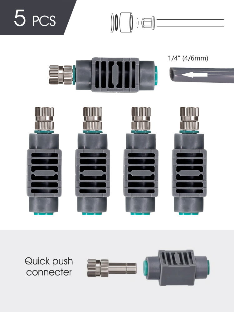 N255 1/4'' (4/6MM) PE Tubing Fittings
