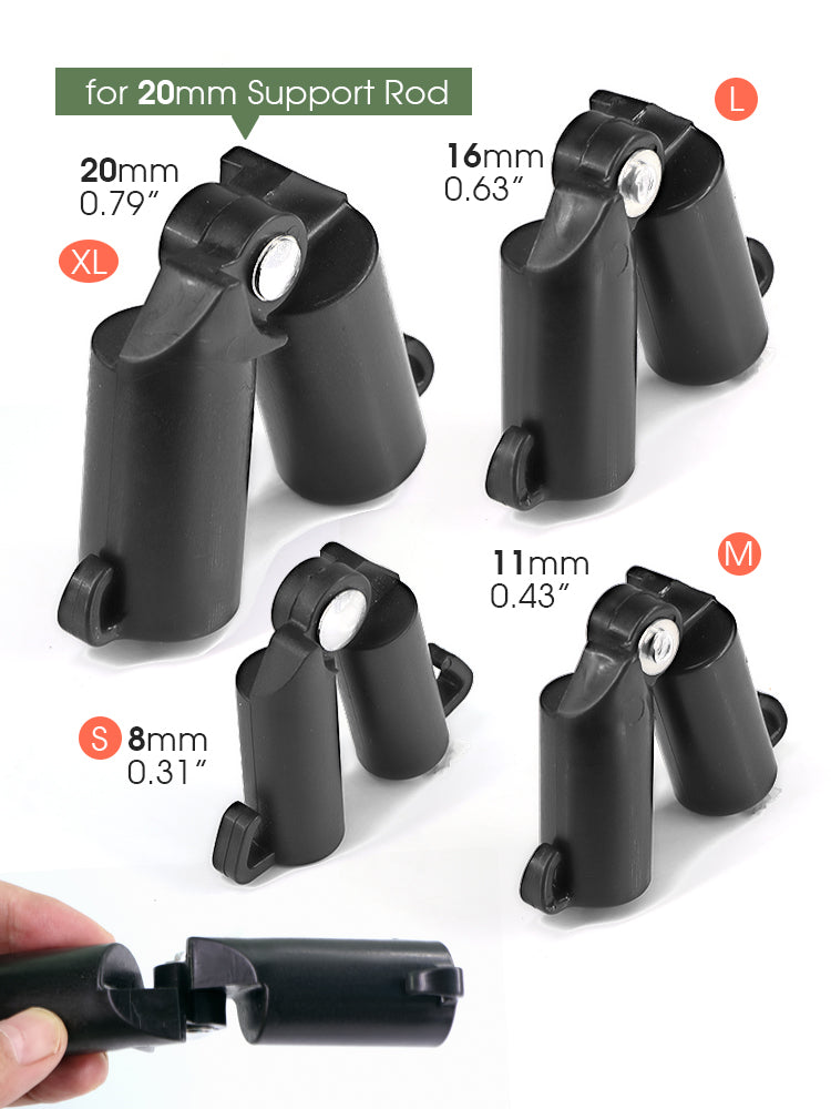 N239 B-shaped Plant Stake Connectors
