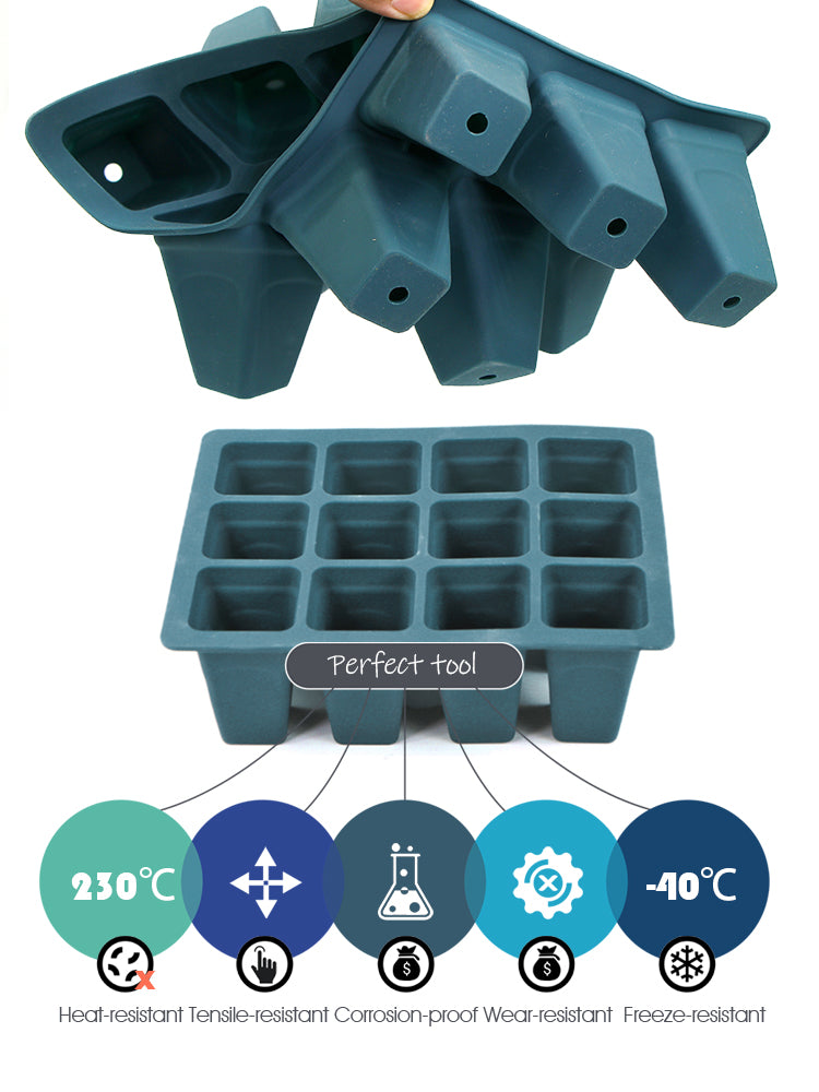 N148 Silicone Seedling Tray, 12-Cell