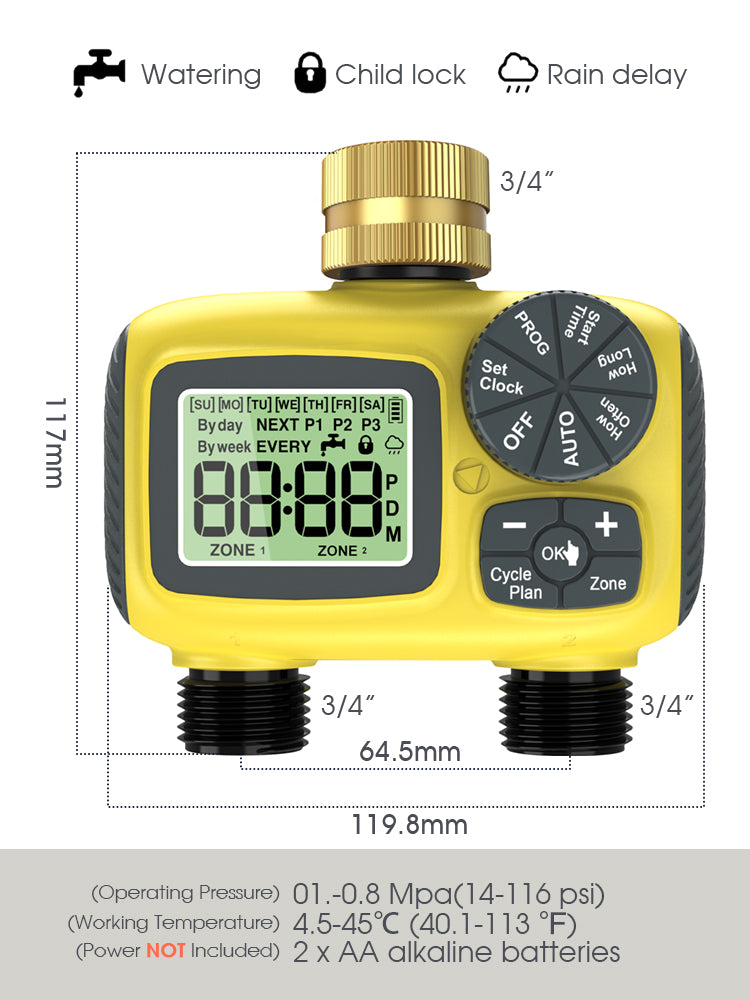 N366 Luxury Dual-Outlet Timer