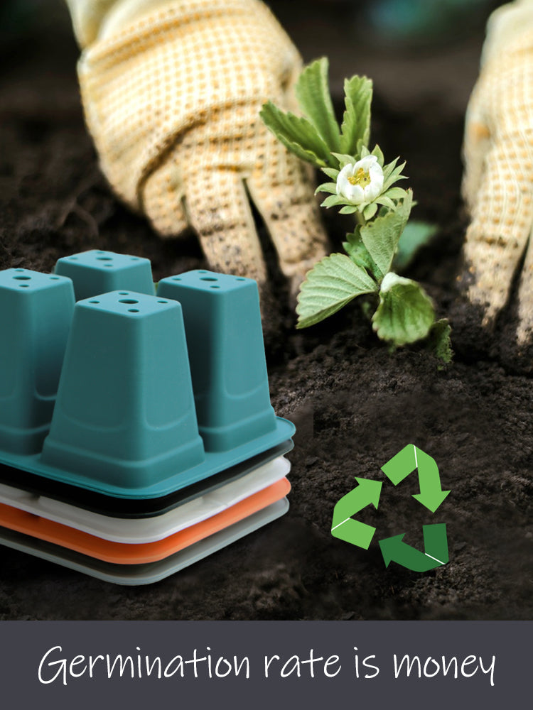 N279 Silicone Seedling Tray, 4-Cell