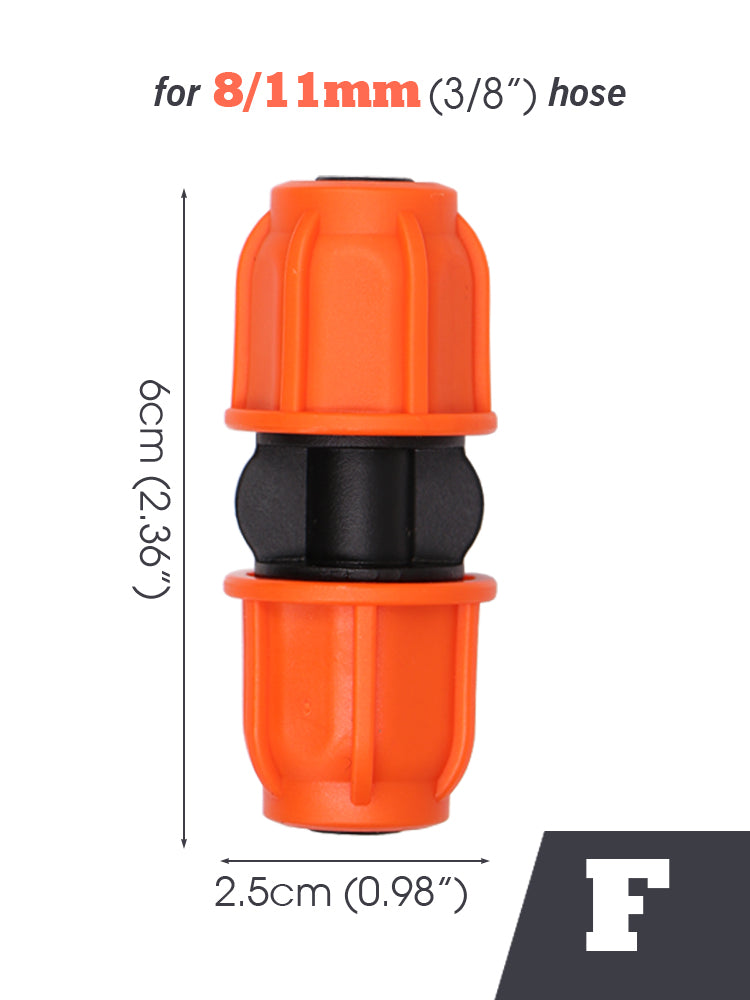 3/8'' Connecters, Orange