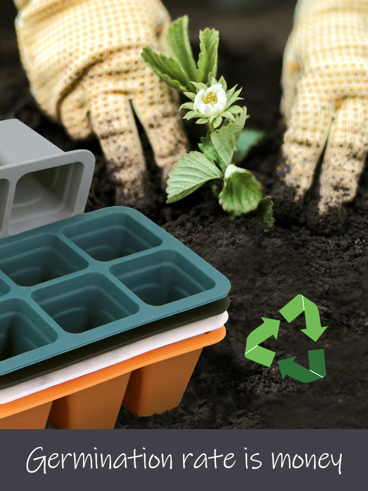 N278 Silicone Seedling Tray, 6-Cell