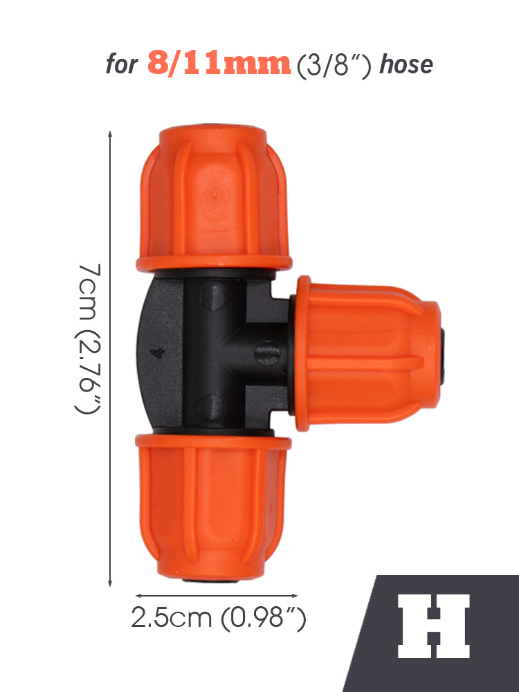 3/8'' Connecters, Orange