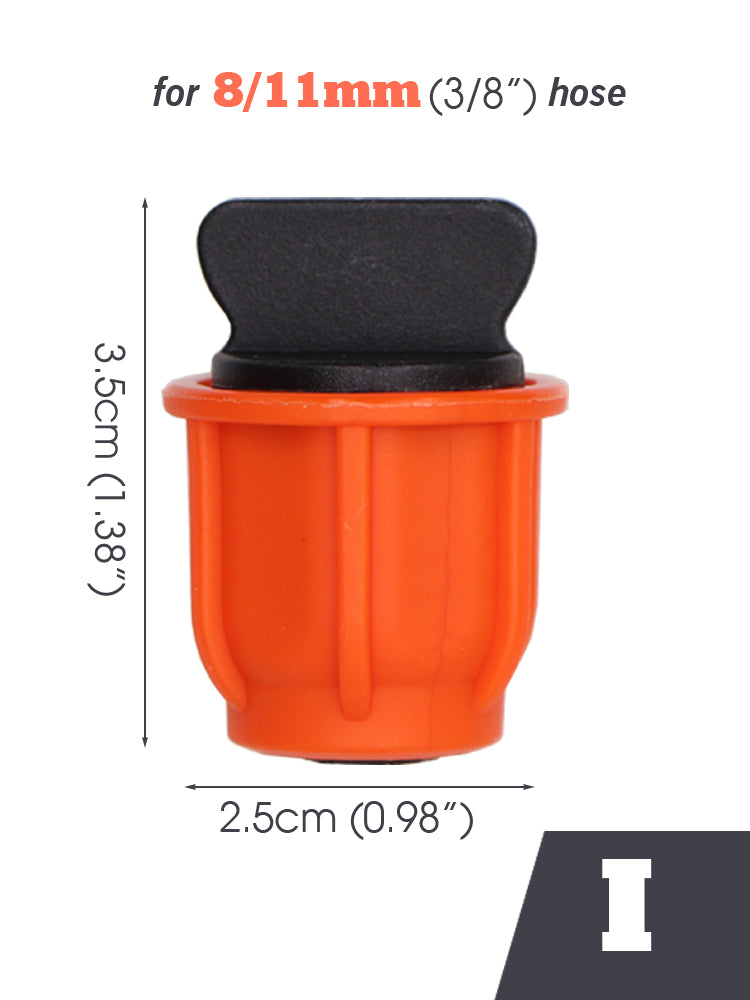 3/8'' Connecters, Orange