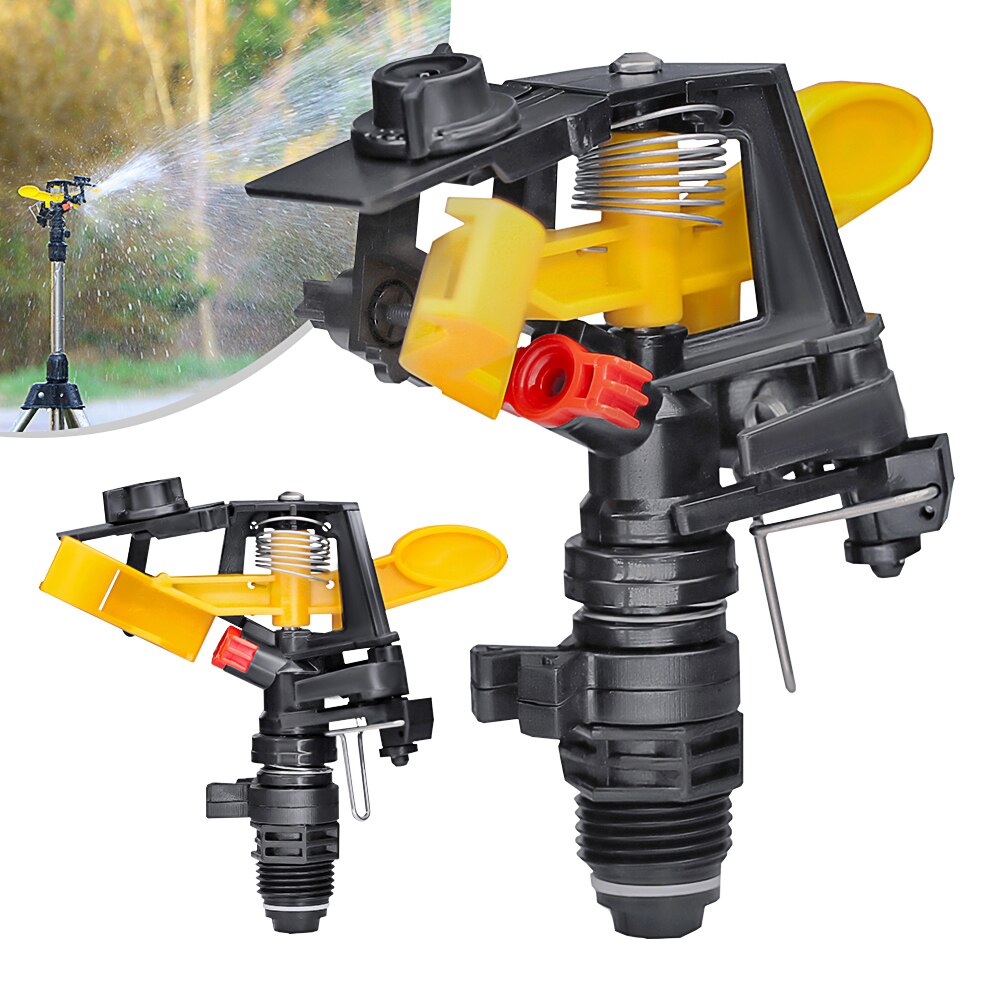 1/2'' 3/4'' Male Rotating Rocker Sprinklers, 360° Adjustable Rotary Jet Nozzles