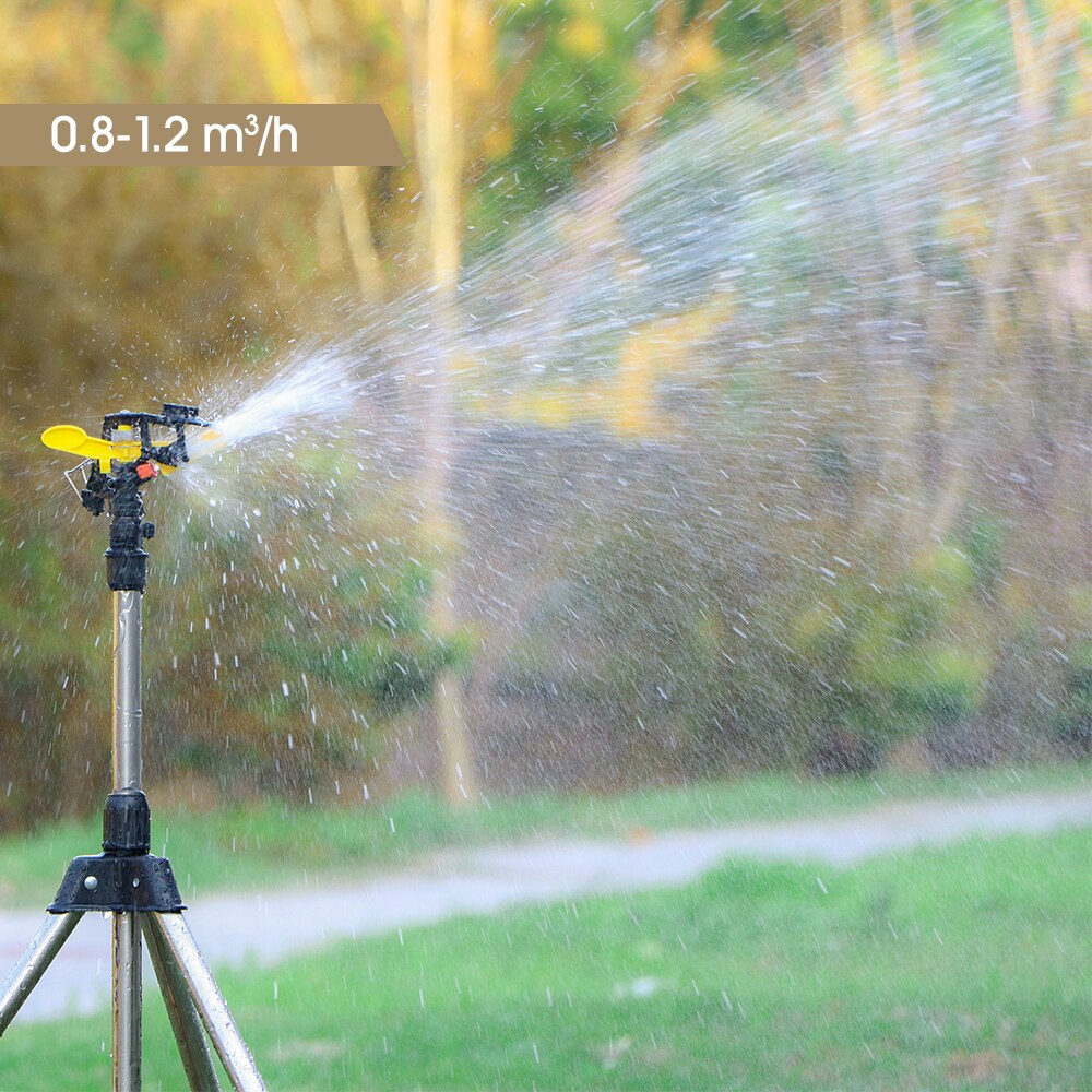 1/2'' 3/4'' Male Rotating Rocker Sprinklers, 360° Adjustable Rotary Jet Nozzles
