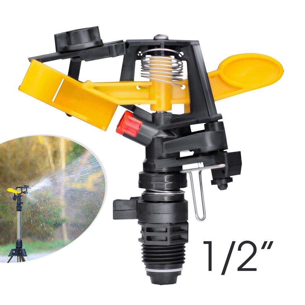 1/2'' 3/4'' Male Rotating Rocker Sprinklers, 360° Adjustable Rotary Jet Nozzles