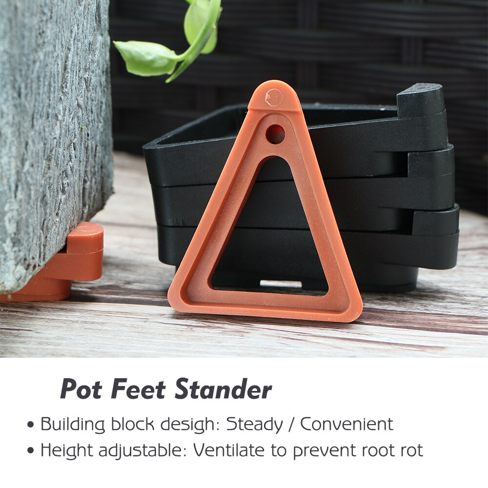 Plant Pot Feet Lifters, Set of 12