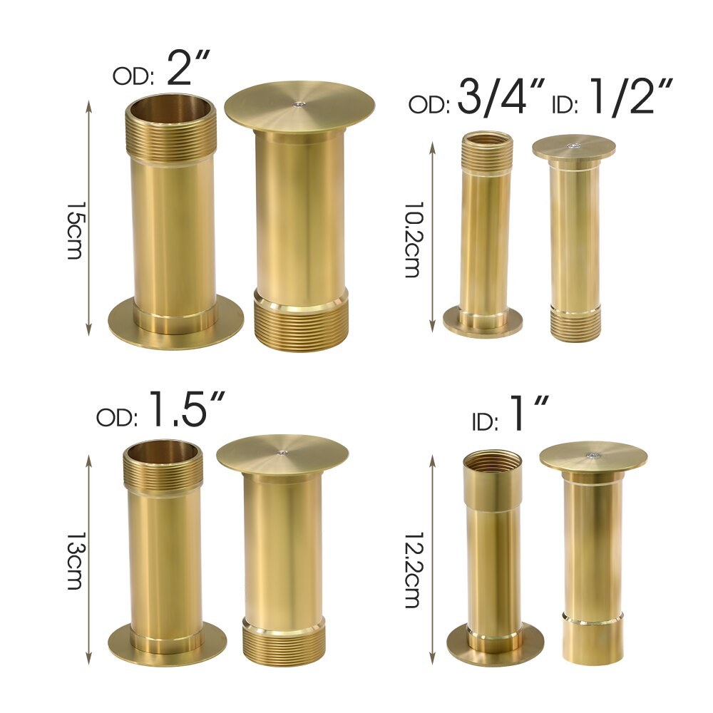 Brass Bell Fountain Nozzle, Display Mushroom Water Spray