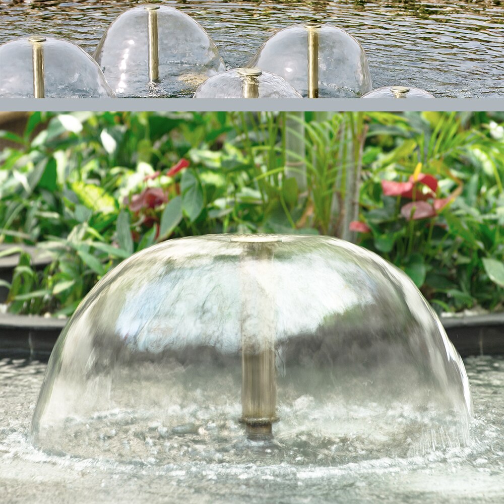 Brass Bell Fountain Nozzle, Display Mushroom Water Spray