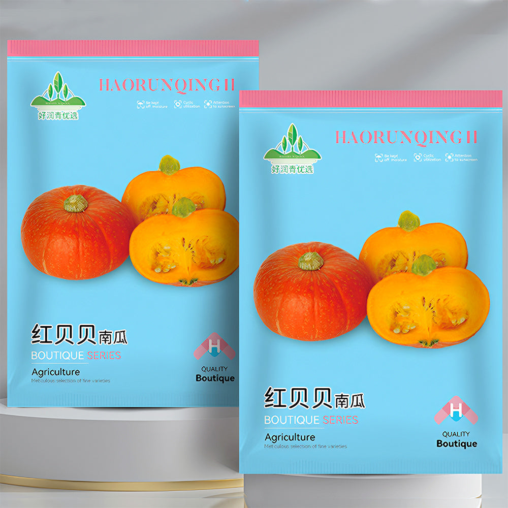 5 Bags of Red Babe Chestnut Pumpkin Seeds