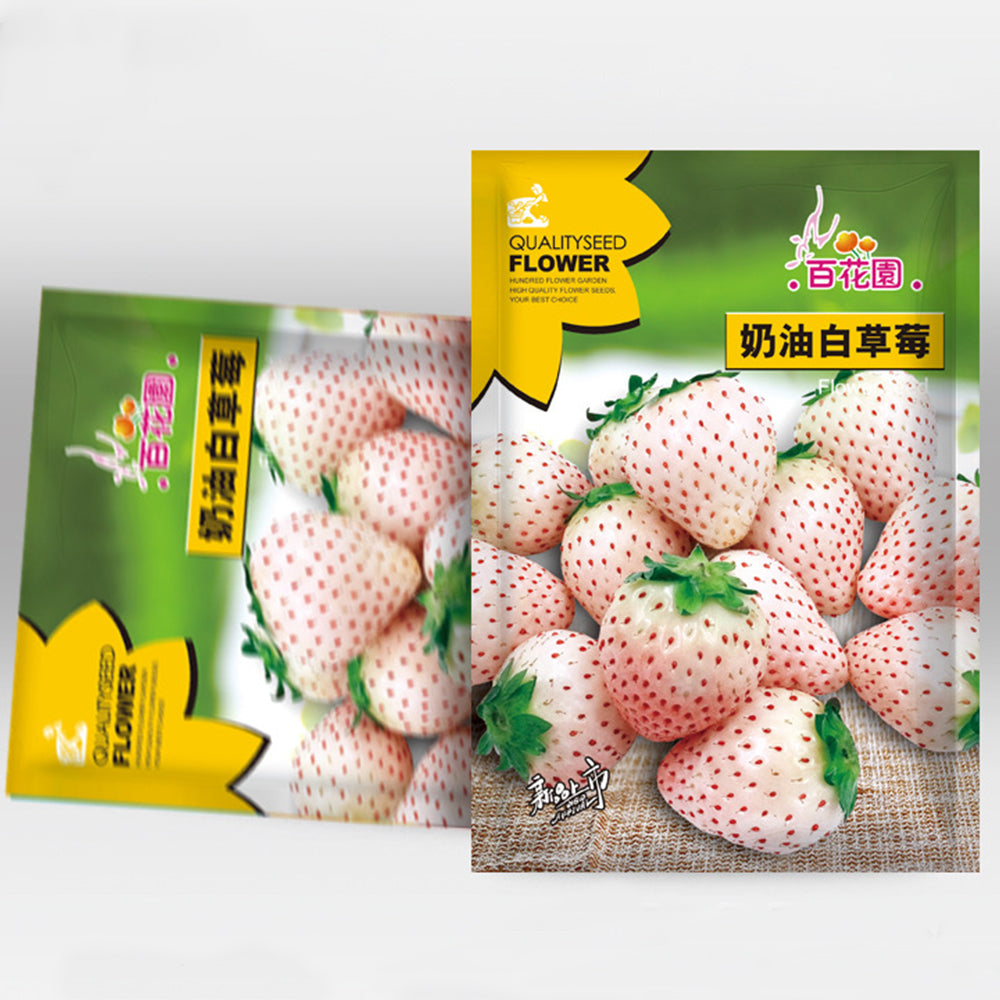5 Bags of 'Littile White' Series Small White Strawberry