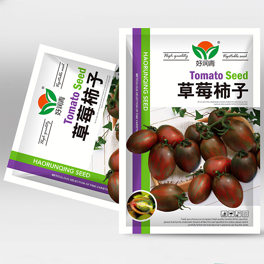 Peachy Perfection: 5 Bags (100 Seeds / Bag) of 'Strawberry' Tomatoes