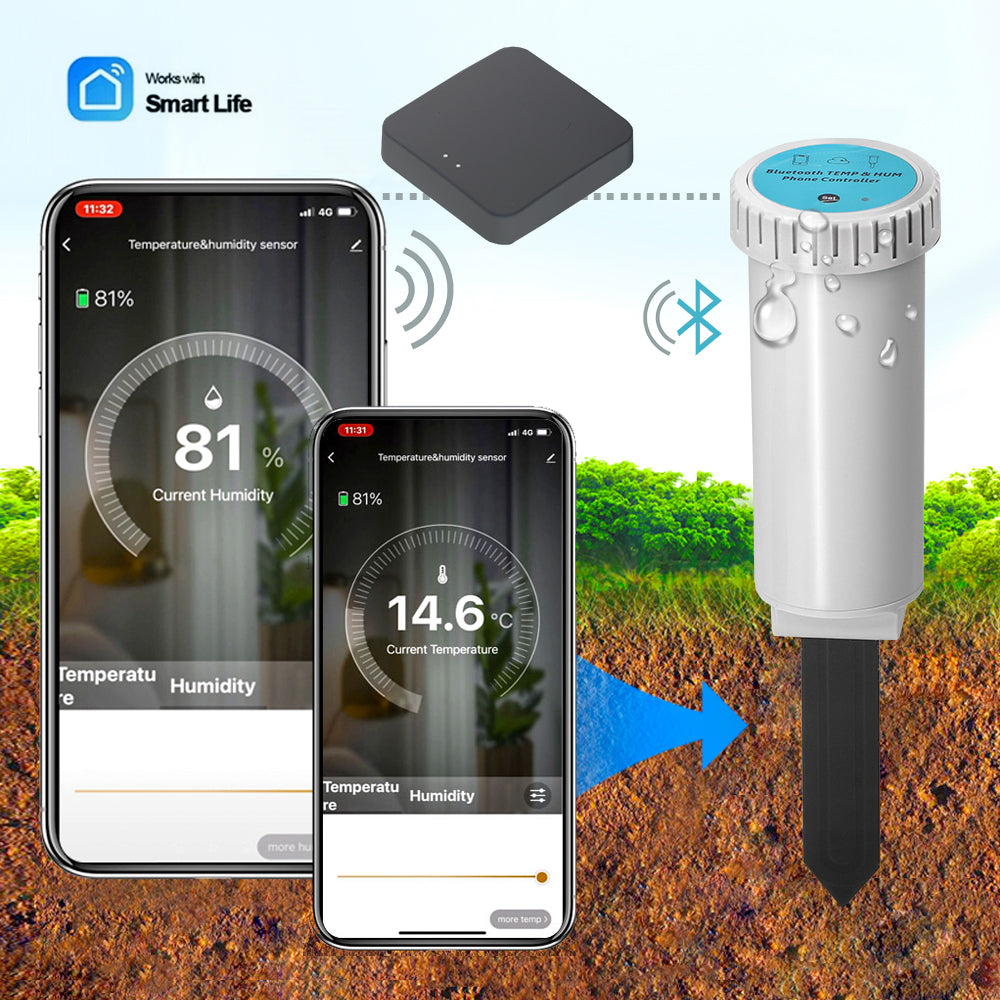 Bluetooth Soil Sensor Kit, Bluetooth Soil Tester, Bluetooth Gateway