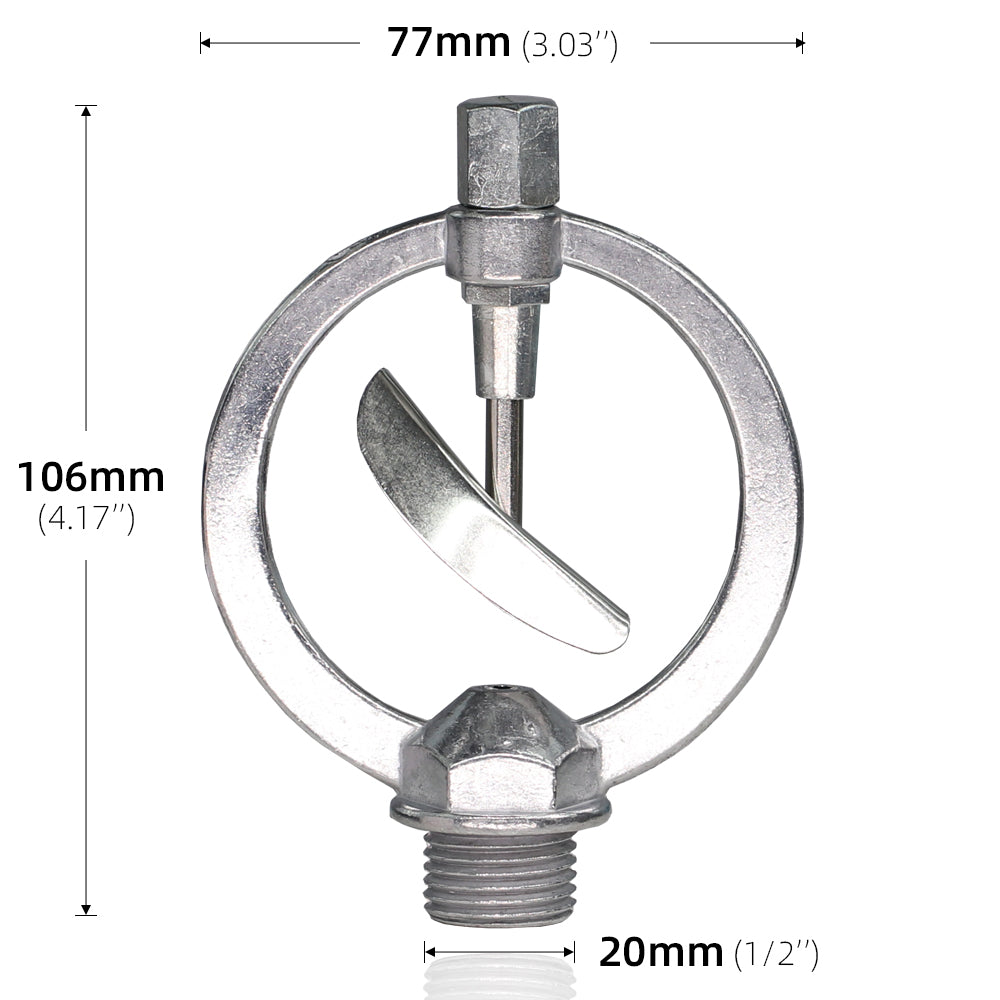 1/2'' Impact Sprinkler Zinc Metal