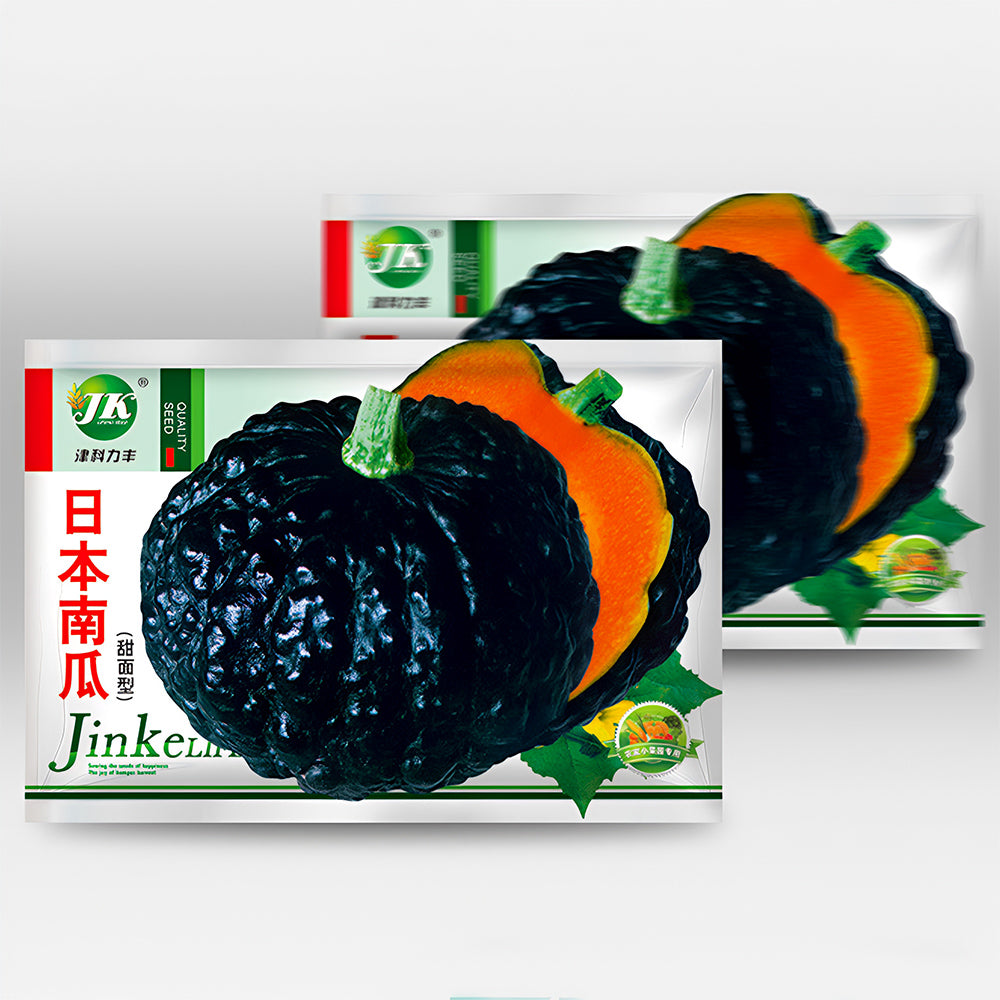 5 Bags (20 Seeds/Bag) of Japanese Black Pumpkin Seeds