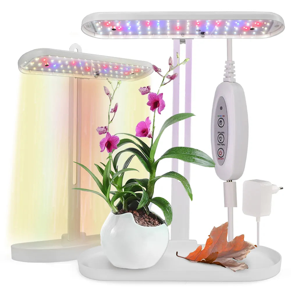 38x13x43.5cm Table Plant LED Grow Light with Timing Controller