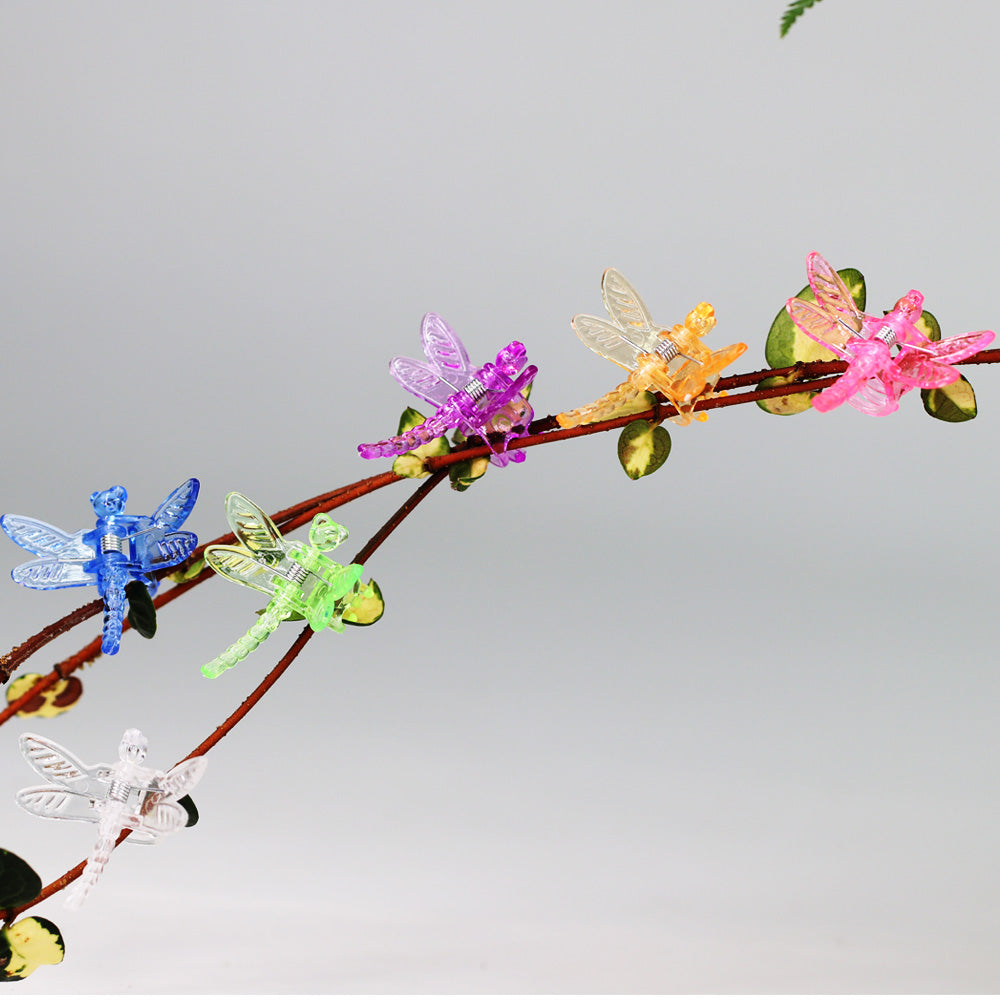 120PCS Dragonfly Orchid Plant Clips