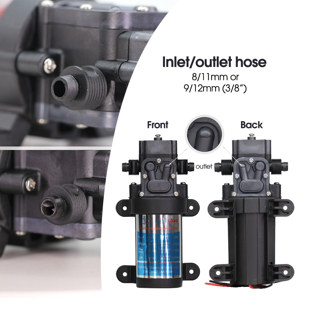 Self-priming Pump, Water Pressure Diaphragm Pump for Irrigation, Watering, Cooling