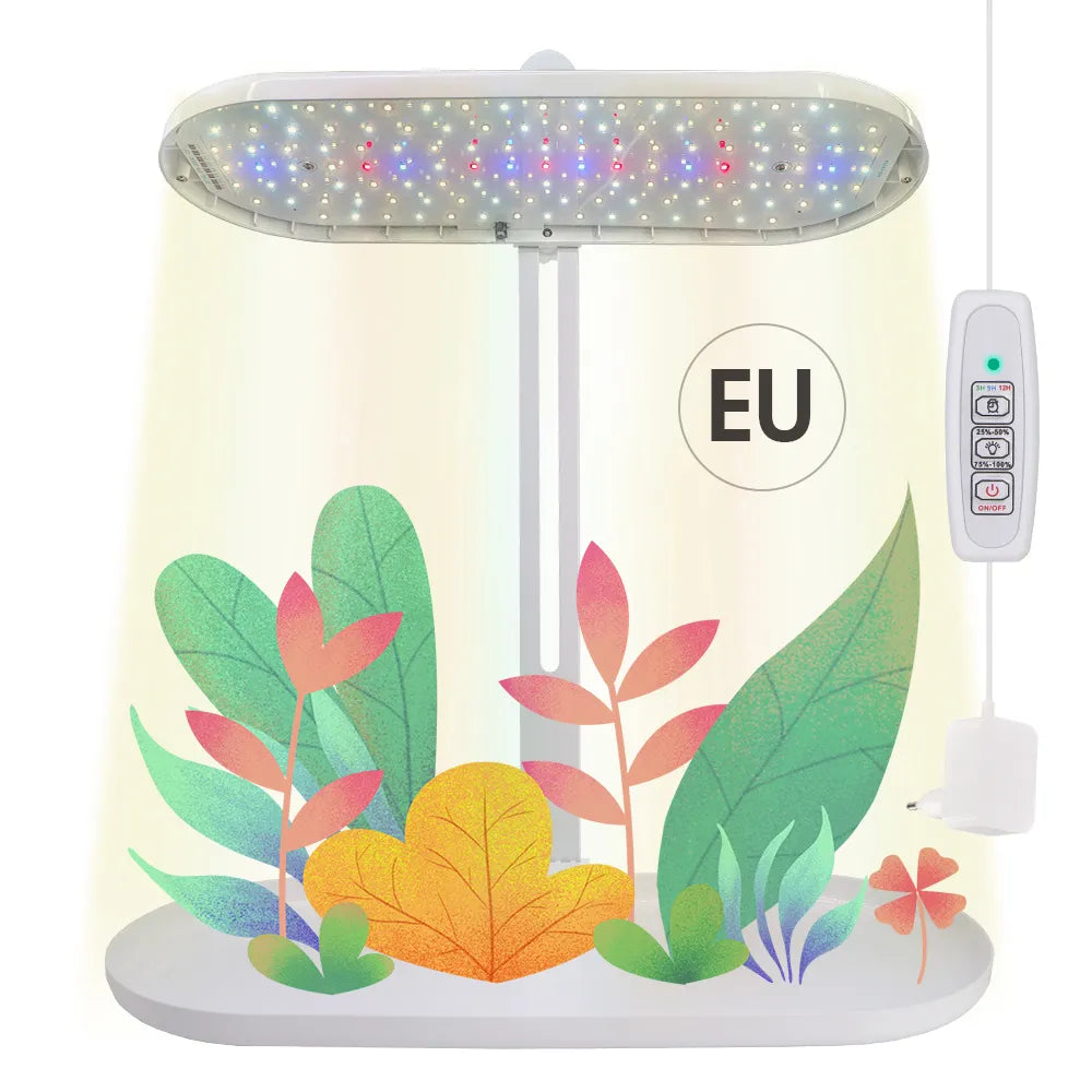 45x19x45CM Table Plant LED Grow Light with Tray with 4 Dimmable Levels