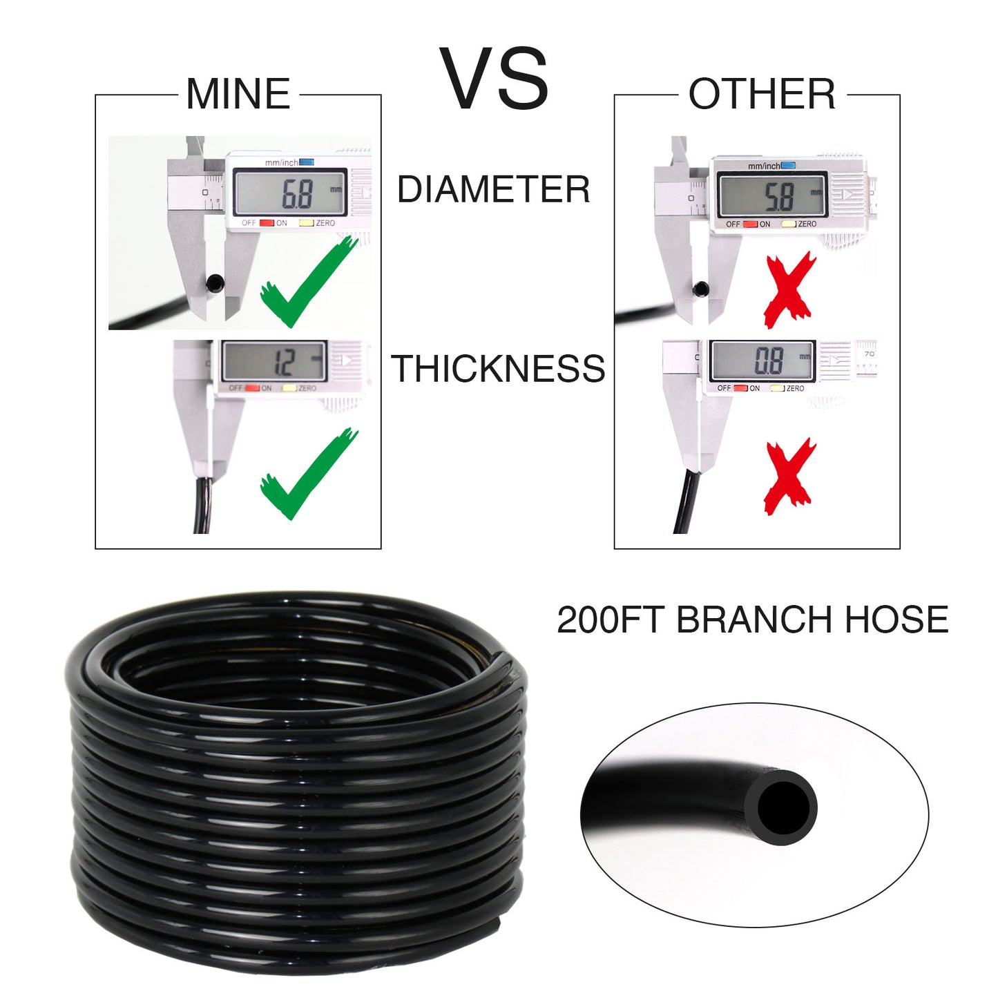 MUCIAKIE 233FT Irrigation System Drip Irrigation Kit