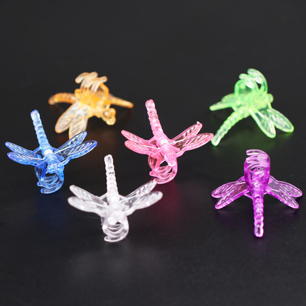 120PCS Dragonfly Orchid Plant Clips