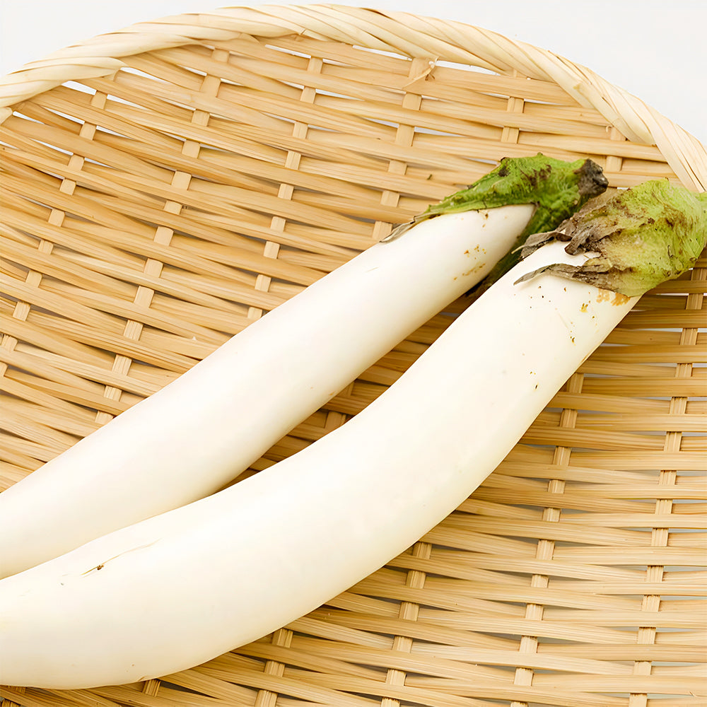 5 Bags (300 Seeds/Bag) of White Long Eggplant Seeds