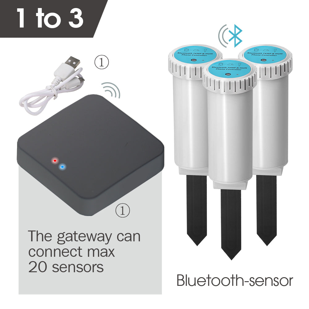 Bluetooth Soil Sensor Kit, Bluetooth Soil Tester, Bluetooth Gateway