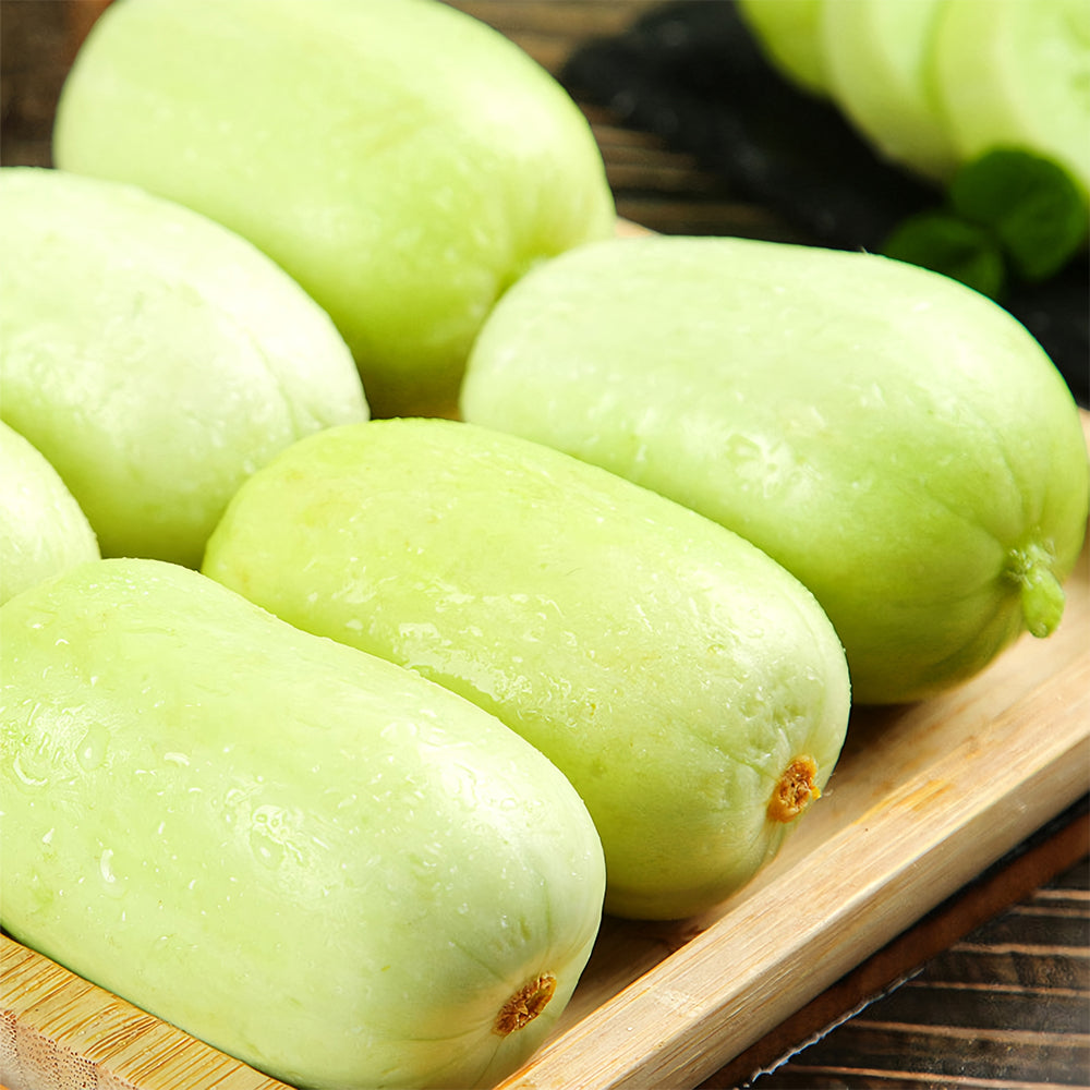 Golden Whispers Fruits: 5 Bags (10 Seeds/Bag) of Petite Creamy Thumb Cucumbers