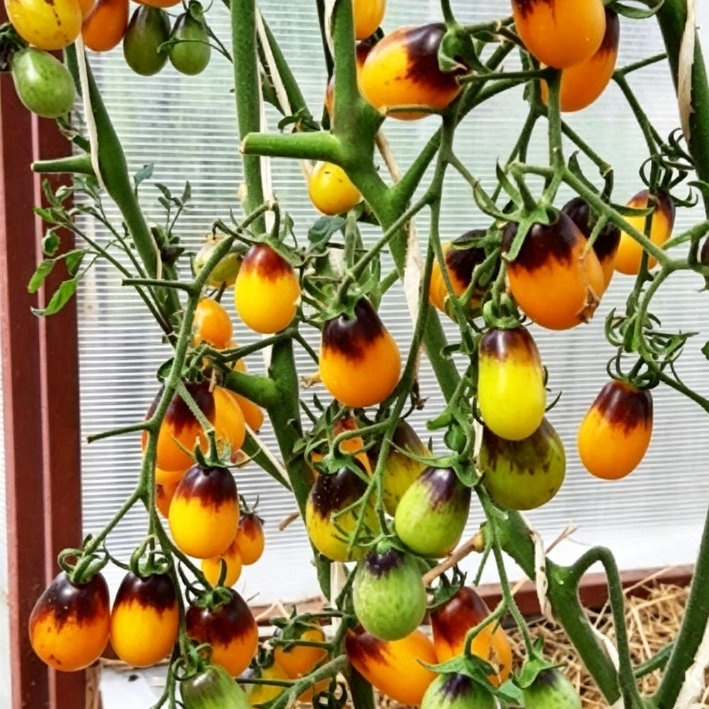596 Slivovaya Kaplya F1 Tomato