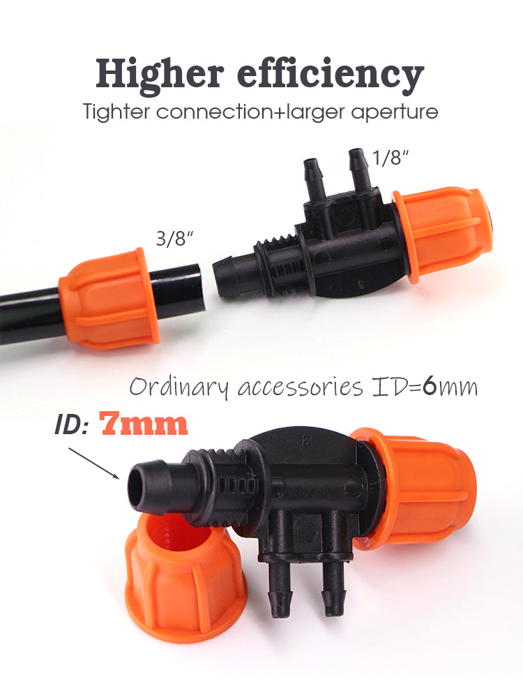 3/8'' Connecters, Orange