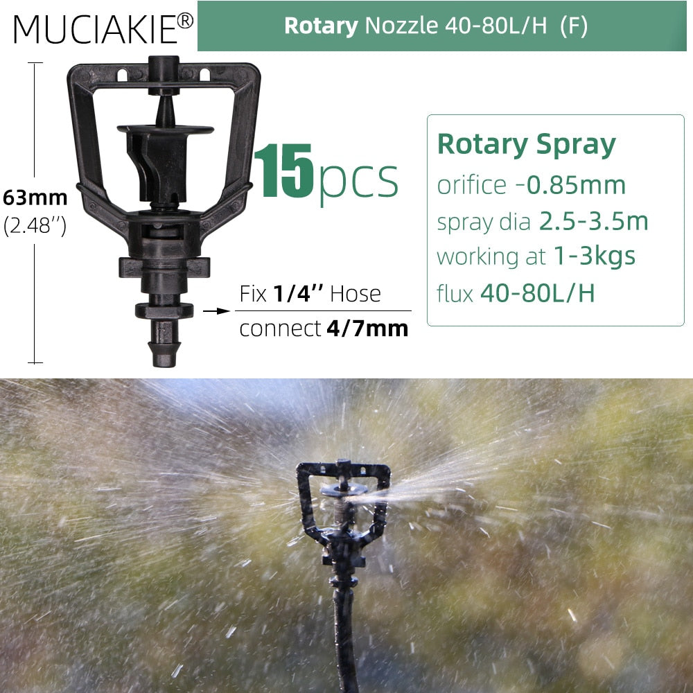 Garden Sprinklers Nozzles with 1/4'' Barb