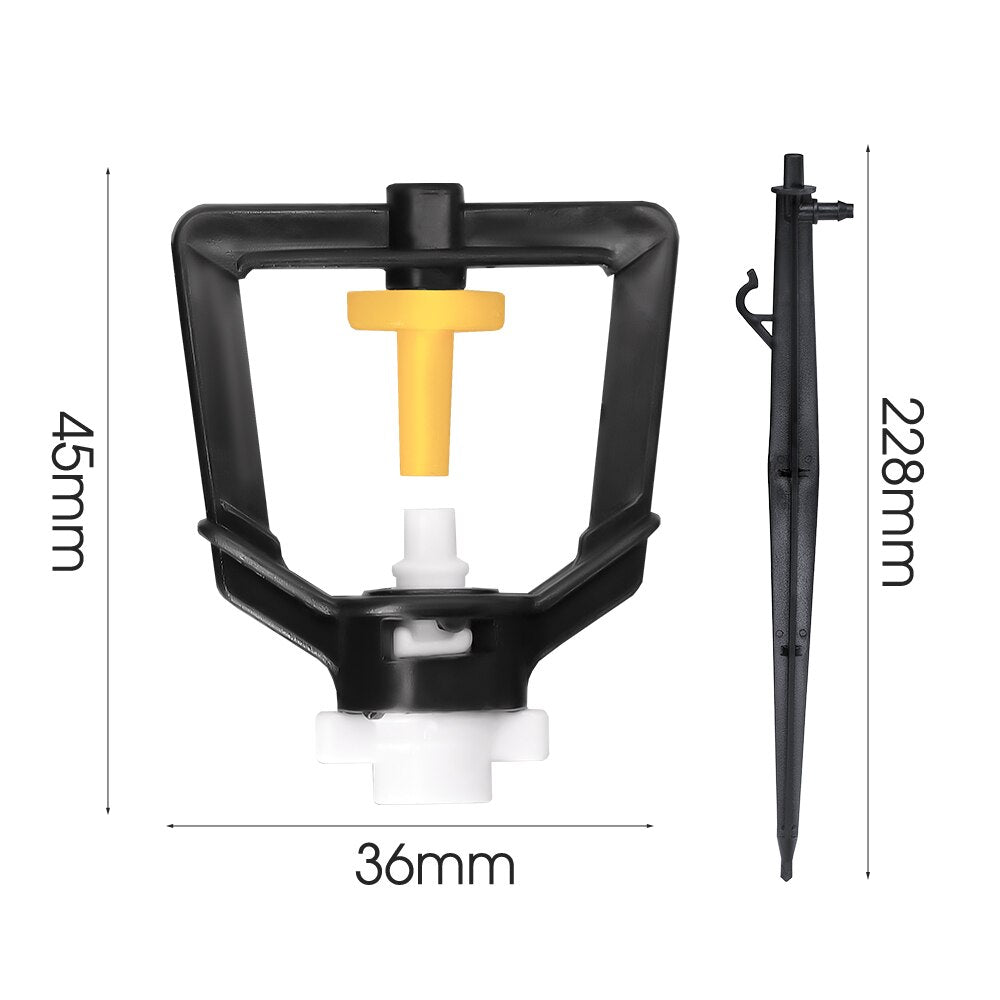 15-35L/h Refraction Misting Sprinkler with 22.5CM Stake, Fine Sprayer