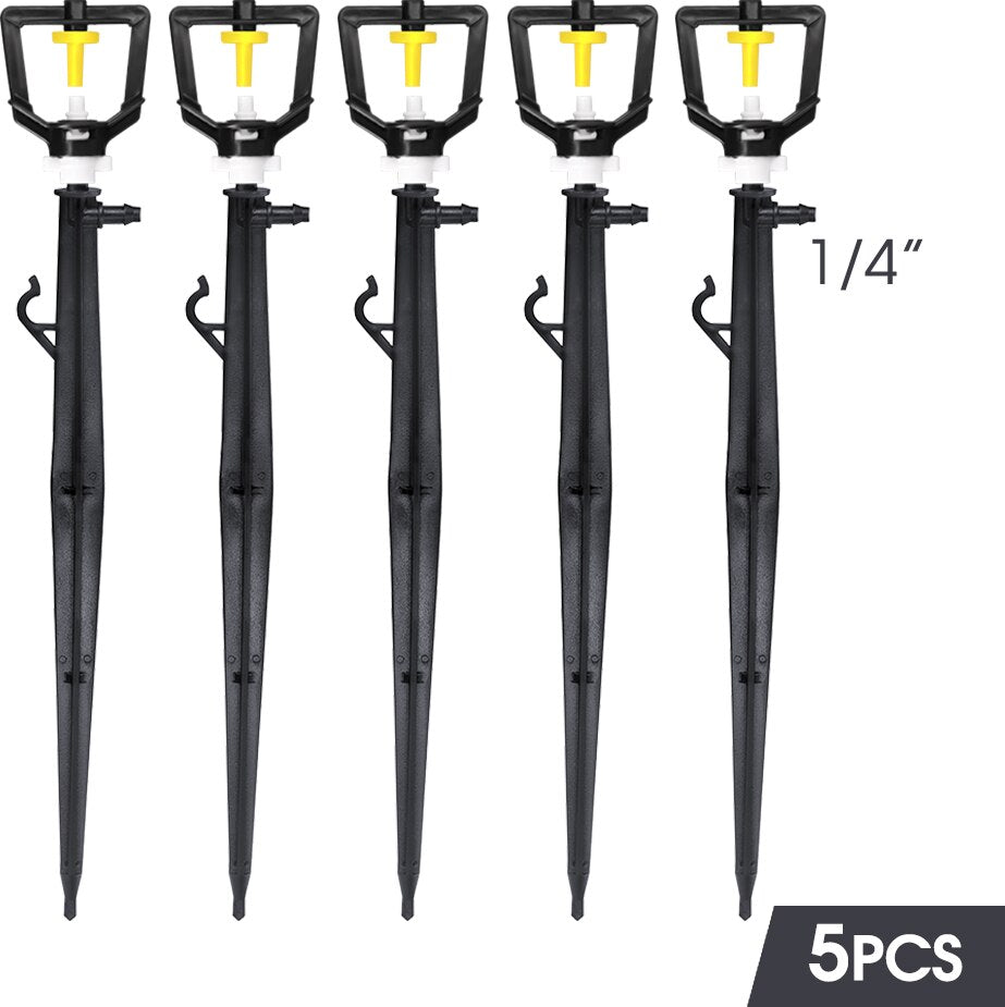 15-35L/h Refraction Misting Sprinkler with 22.5CM Stake, Fine Sprayer