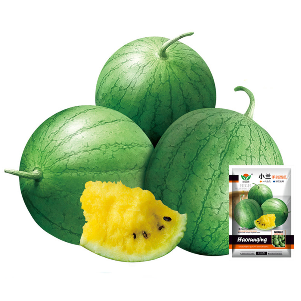 5 Bags (20 Seeds / Bag) of 'Xiaolan Peeling' Series Watermelon Seeds