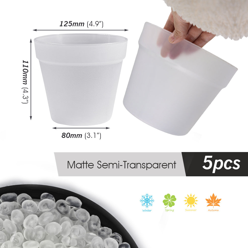 Innovative Hydroponics: 5 Thickened PP Hydroponic Barrels