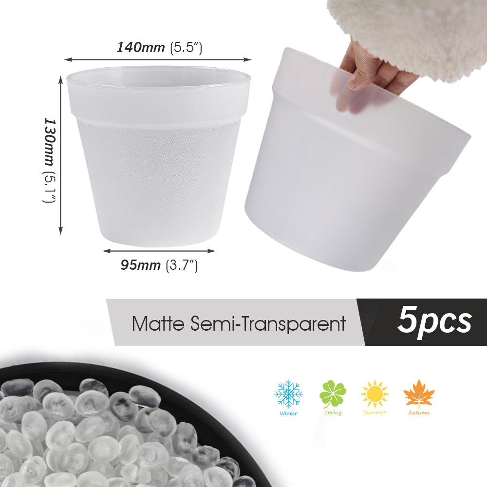 Innovative Hydroponics: 5 Thickened PP Hydroponic Barrels