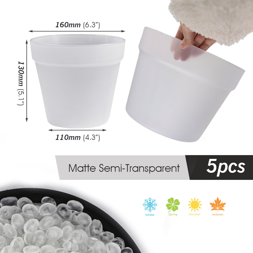 Innovative Hydroponics: 5 Thickened PP Hydroponic Barrels